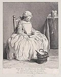 Little Girl with Cherries
