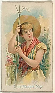 Little Maggie May, from the Illustrated Songs series (N116) issued by W. Duke, Sons & Co. to promote Honest Long Cut Tobacco by American Tobacco Company|George S. Harris & Sons|W. Duke, Sons & Co.