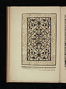 Livre de Moresques, page 9 (recto)