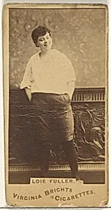 Loie Fuller, from the Actors and Actresses series (N45, Type 1) for Virginia Brights Cigarettes by Allen & Ginter