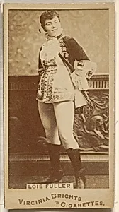 Loie Fuller, from the Actors and Actresses series (N45, Type 1) for Virginia Brights Cigarettes by Allen & Ginter