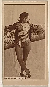 Loise Mortimer, from the Actresses series (N245) issued by Kinney Brothers to promote Sweet Caporal Cigarettes by Kinney Brothers Tobacco Company