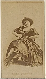 Lola Yberri, from the Actors and Actresses series (N45, Type 8) for Virginia Brights Cigarettes by Allen & Ginter