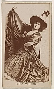 Lola Yberri, from the Actresses series (N245) issued by Kinney Brothers to promote Sweet Caporal Cigarettes by Kinney Brothers Tobacco Company