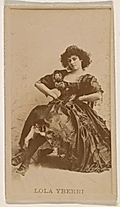 Lola Yberri, from the Actresses series (N245) issued by Kinney Brothers to promote Sweet Caporal Cigarettes by Kinney Brothers Tobacco Company