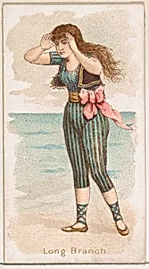 Long Branch, from the Fancy Bathers series (N187) issued by Wm. S. Kimball & Co. by William S. Kimball & Company