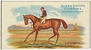 Los Angeles, from The World's Racers series (N32) for Allen & Ginter Cigarettes by Allen & Ginter|Lindner, Eddy & Claus