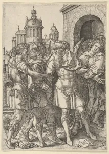 Lot Prevents the Sodomites from Violence, from The Story of Lot