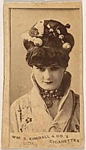 Lotta, from the Actresses series (N203) issued by Wm. S. Kimball & Co. by William S. Kimball & Company