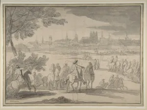 Louis XIV at the Siege of Tournai, Seen from the North-East (June 21-25, 1667)