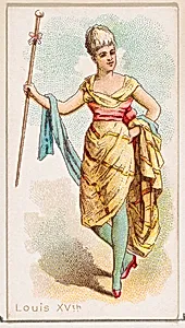 Louis XVth Dancer, from the Dancing Women series (N186) issued by Wm. S. Kimball & Co. by William S. Kimball & Company