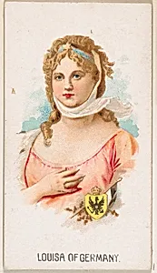 Louisa of Germany, from Leaders series (N222) issued by Kinney Bros. by Kinney Brothers Tobacco Company