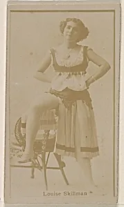 Louise Skillman, from the Actresses series (N245) issued by Kinney Brothers to promote Sweet Caporal Cigarettes by Kinney Brothers Tobacco Company