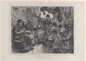 Low Lodging House, St. Giles's; A Study from Life, from "The Graphic," vol. 6