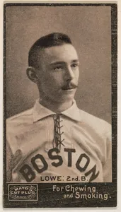 Lowe, 2nd Base, Boston, from Mayo's Cut Plug Baseball series (N300)