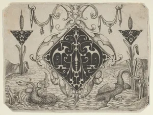 Lozenge-shaped Pendant and Two Triangular Motifs in a Riverscape
