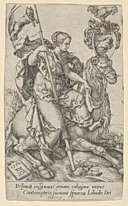Lust, from The Vices by Heinrich Aldegrever