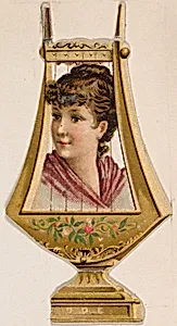 Lyre, from the Novelties series (N228, Type 3) issued by Kinney Bros. by Kinney Brothers Tobacco Company