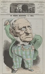 M. Henri [sic] Monnier from "L'Éclipse," October 25, 1874