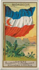 Madagascar, from Flags of All Nations, Series 2 (N10) for Allen & Ginter Cigarettes Brands