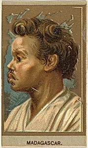 Madagascar, from the Races of Mankind series (T181) issued by Abdul Cigarettes by Abdul Cigarettes