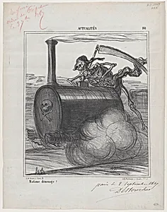 Madame is moving, from 'News of the day' by Destouches|Honoré Daumier|Arnaud de Vresse