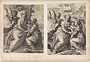 Madonna and Child by Battista Angolo del Moro|Parmigianino (Girolamo Francesco Maria Mazzola)