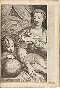 Madonna of the Rose by Anonymous, Italian, 16th to 17th century|Parmigianino (Girolamo Francesco Maria Mazzola)