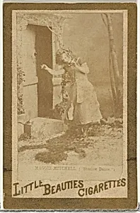 Maggie Mitchell in "Shadow Dance", from the Actresses and Celebrities series (N60, Type 1) promoting Little Beauties Cigarettes for Allen & Ginter brand tobacco products by Allen & Ginter
