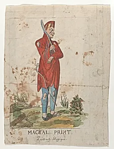 Magical Print: the devil with a hidden silhouette of Napoleon by Anonymous|Napoléon Bonaparte