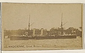 Magicienne, Great Britain, from the Famous Ships series (N50) for Virginia Brights Cigarettes by Allen & Ginter