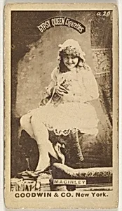 Maginley, from the Actors and Actresses series (N171) for Gypsy Queen Cigarettes by Goodwin & Company