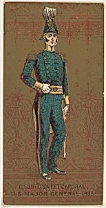 Major General, United States Army, 1835, from the Military Series (N224) issued by Kinney Tobacco Company to promote Sweet Caporal Cigarettes by Kinney Brothers Tobacco Company
