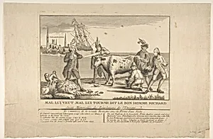 Mal Lui Veut Mal Lui Tourne Dit Le Bonne Homme Richard by Anonymous, French, 18th century