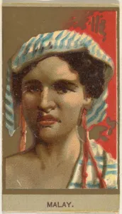 Malay, from the Races of Mankind series (T181) issued by Abdul Cigarettes