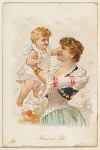 Mama's Pet, from the Household Pets series (N194) issued by Wm. S. Kimball & Co.