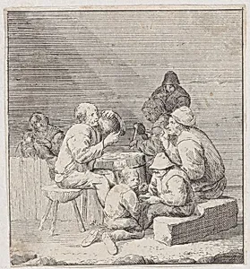 Man drinking from a pitcher