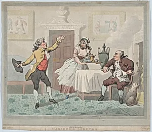 Manager & Spouter by S. W. Fores|Samuel Alken|Thomas Rowlandson|David Garrick|Henry Wigstead