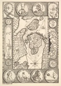 Map of Stockholm (Aubry de La Mottraye's "Travels throughout Europe, Asia and into Part of Africa...," London, 1724, vol. II, pl. 32)