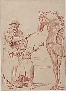 Marcolfa Persuades Cacasenno to Mount a Horse