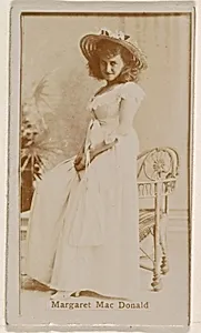 Margaret MacDonald, from the Actresses series (N245) issued by Kinney Brothers to promote Sweet Caporal Cigarettes by Kinney Brothers Tobacco Company
