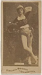 Margie Relzea, from the Actors and Actresses series (N45, Type 1) for Virginia Brights Cigarettes by Allen & Ginter
