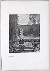 Marguerite sortant de l'Eglise (Goëthe) by Bertauts|Octave Penguilly-L'Haridon|Jules Didier