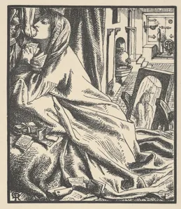 Mariana in the South (Illustration for "The Palace of Art" in Tennyson's Poems, New York, 1903)