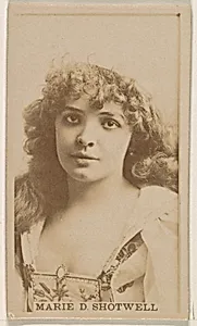 Marie D. Shotwell, from the Actresses series (N245) issued by Kinney Brothers to promote Sweet Caporal Cigarettes by Kinney Brothers Tobacco Company