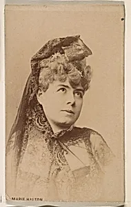 Marie Halton, from the Actresses series (N246), Type 1, issued by Kinney Brothers to promote Sporting Extra Cigarettes by Kinney Brothers Tobacco Company