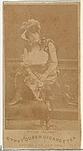 Marie Jansen, from the Actors and Actresses series (N171) for Gypsy Queen Cigarettes by Goodwin & Company