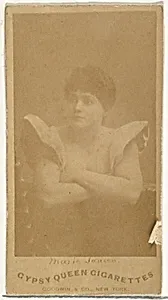 Marie Jansen, from the Actors and Actresses series (N171) for Gypsy Queen Cigarettes by Goodwin & Company