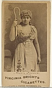 Marie Janson, from the Actors and Actresses series (N45, Type 1) for Virginia Brights Cigarettes by Allen & Ginter