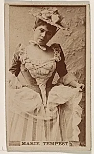 Marie Tempest, from the Actresses series (N245) issued by Kinney Brothers to promote Sweet Caporal Cigarettes by Kinney Brothers Tobacco Company